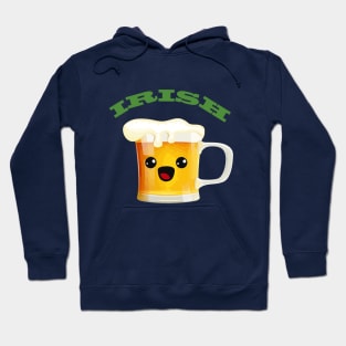 Kawaii St Patrick's Day Irish Beer Hoodie